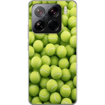 Kompatibel Mobilcover til Xiaomi Xiaomi 15 Pro Mønster af grønne tennisbolde i høj detalje, sporty motiv med gentagende tekstur og stærke farver f