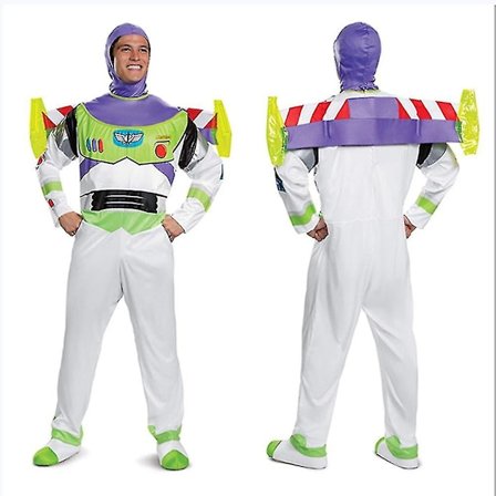 Halloween Toy Story Buzz Lightyear Cosplay Kostume Tegneserie Dukke Sceneoptræden Body Suit Voksen Kostume Fuld Dragt