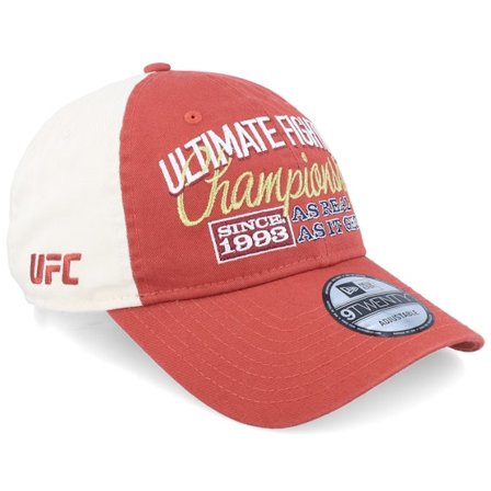 New Era - Rød trucker Caps - Graphic 9TWENTY Ufcmma Inca Red/Light Terracotta Dad Cap @ Hatstore