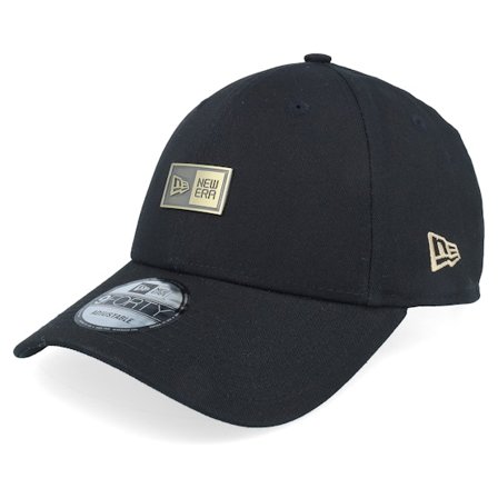 New Era - Svart adjustable Keps - NE Badge 9FORTY Black Adjustable @ Hatstore