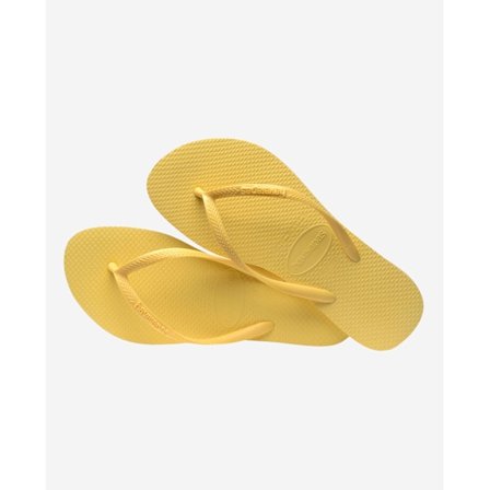 Hawaiian Flip Flops Slim, Gul 35/36