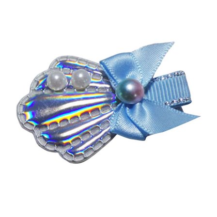 Tegneserie Barne Hårklipp Blå Barrette Søt Havfruehale Gradient H