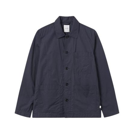 Wood Wood, Fabian overshirt Blauw, Heren, Maat:M
