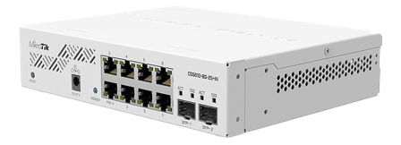 MikroTik Cloud Smart Switch CSS610-8G-2S+IN - switch - 10 porter - smart - rackmonterbar