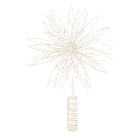 by Benson Toppstjärna Premium Juldekorationer Vit 25 cm