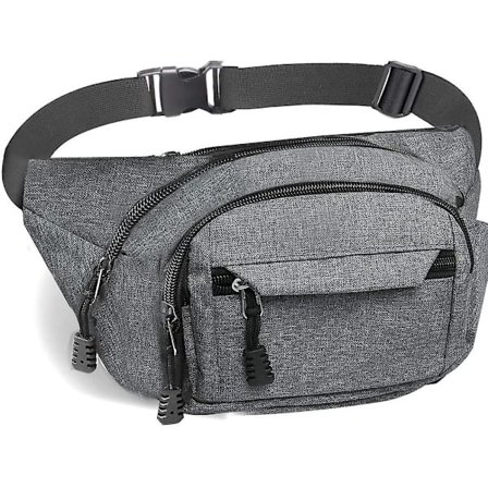 Bumbag Bæltetaske. Vandtæt 4 lynlåslommer Løb Bæltetaske Taske