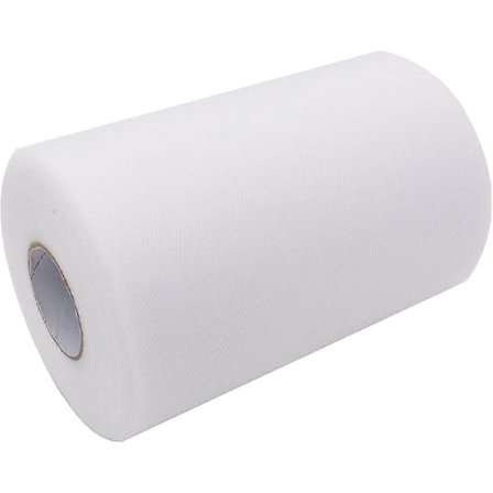 Tyllrulle - 15 cm x 91 meter för hantverk, bröllopsdekoration, sömnad