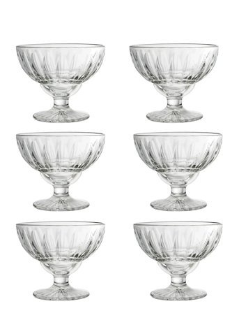 La Rochére Elise Skål På Fod - 6 Glas - Nude - 40 CL