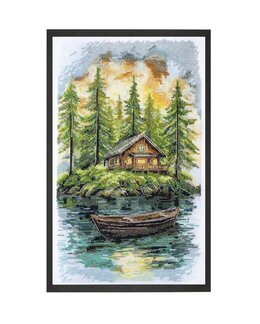 Stickpackung Bild Stille im Wald - Abris Art