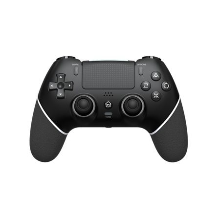 Svart Hvit PS4 Trådløs Spillkontroller med Lounge Effect Joystick og Turbo Funksjon Bluetooth Tilbehør for PS4 Slim Pro