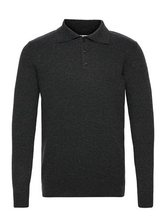 Kier L/S Polo Black Far Afield