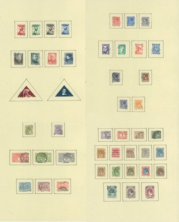 Holland - Stemplet samling på løse fortryksblade