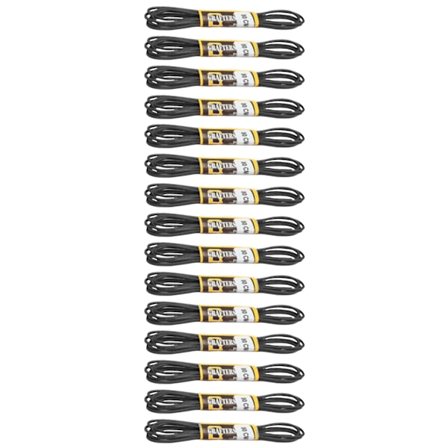 Grafters Fine 80cm Skosnören (Paket Om 15) Paket Om 15 Svart
