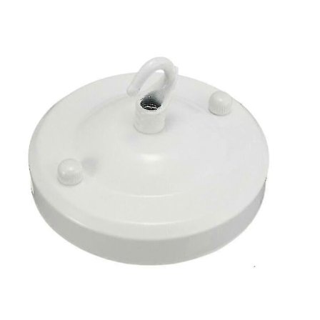 Vintage Takros Krokplatta Hållare Ljuskrona Lampa Ljusarmatur Tak 2st