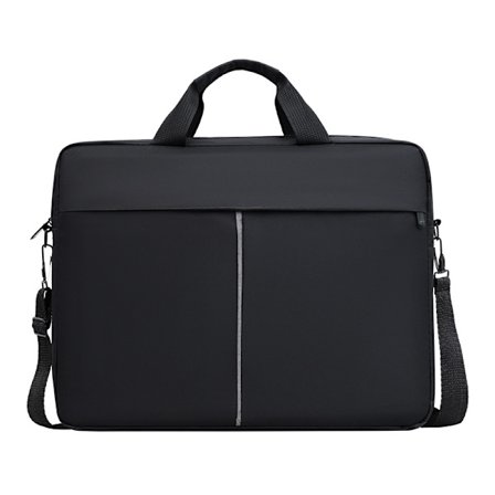 Affärsdator enkel axelremsväska för surfplatta och laptop 15 tum kontorsstudent konferens LOGO datorväska