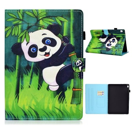 Lenovo Tab M10 viileä kuvio nahkainen läppäkotelo - Kiipeilevä Panda