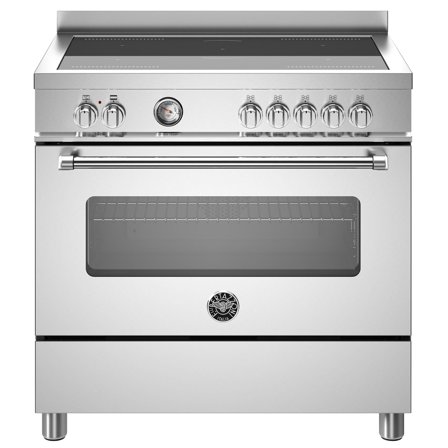 Bertazzoni MAS95I1EXT Master induktionskomfur med ovn, 90 cm, rustfrit stål - Rustfri stål | KitchenOne