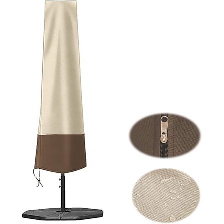 Regntrekk for utendørs parasoll - Parasoltrekk - Støvtett - Vanntett - Parasollbeskytter