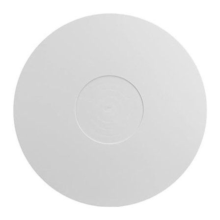 Skivbordsmatta Akryl tallrik Matta Klar vit/grön Färg Protect Recorder