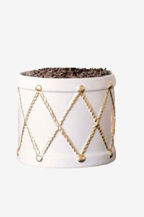 Zelected by Houze - Pot Drum Grand - Hvit - Krukker & vaser - Fra Homeroom