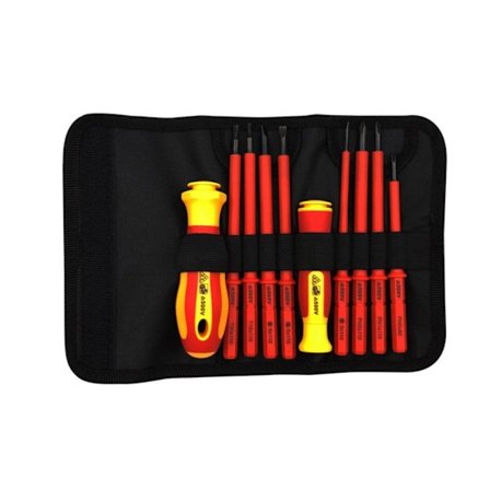 10-pack Isolerad Elektriker Skruvmejselborr