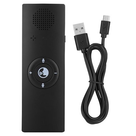 Ny T13 bærbar intelligent stemmeoversetter flerspråklig oversetter (svart)