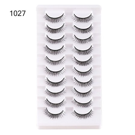 10 par Manga Lashes Lösögonfransar