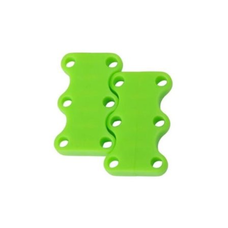 shop-story Enkel snörning med magnetlås för snörskor - Grön - 276-308