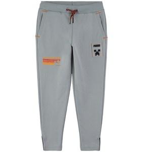 Kids - Puma Puma X Minecraft Branded Sweatpants Grey 116 cm - Bottoms - 116 cm - Grey - Junge