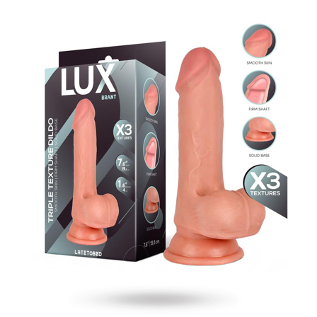 Brant Triple Density Dildo 19,5 cm - Vuxen.se - Vibrerande, strapless & standars strap-ons