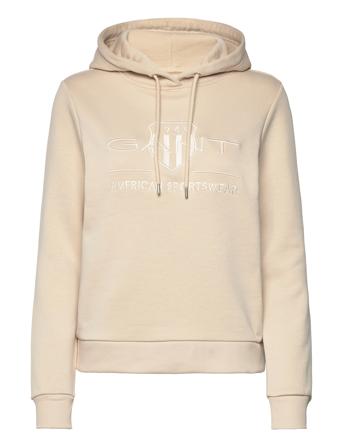 Reg Tonal Shield Hoodie GANT Beige
