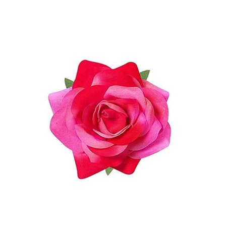 Rose Hårklämma Blomma Hårnål ROSE RED