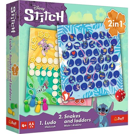 Disney Stitch 2-in-1 brädspel med Lilo