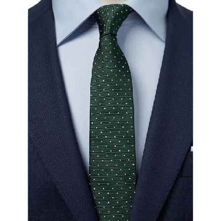 John Henric Tie Dot Accessoarer Herr Grön 6,5