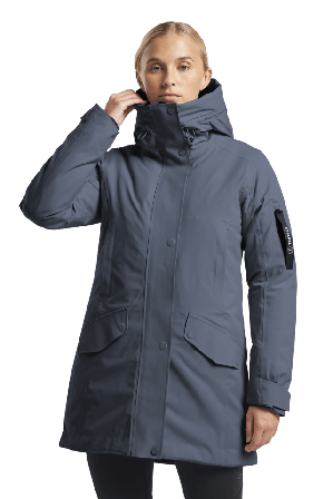 Tenson Vision Parka Women Vinterjackor Dam Blå XS
