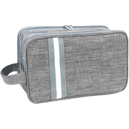 Stor toilettaske til kvinder og mænd, bærbar rejseopbevaring kosmetiktaske af Oxford-stof Cl LRF