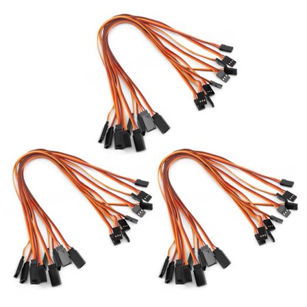 Hann til hunn 300mm servo skjøteledning 30 stk fjernkontroll bil tilbehør