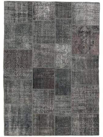 Vintage Patchwork Dywan 170X240 Wełna