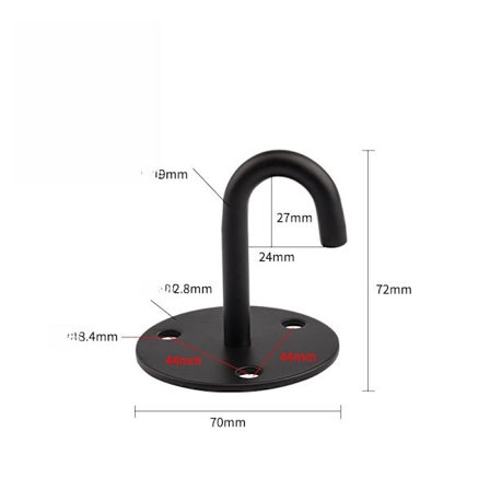 Heavy Duty J-Hook ruostumattomasta teräksestä valmistettu kattokoukku L