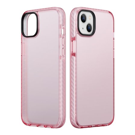 iPhone 14 Stöttåligt TPU Mobilskal - Rosa