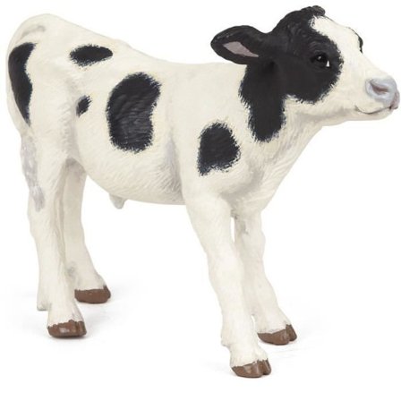 Kalvfigur - PAPO - FARM LIFE - Interiör - Barn - Svart och vit