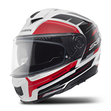 Kask Integralny Schuberth S3 Złamany Biały L