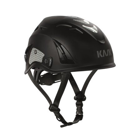 KASK PLASMA HI VIZ Vernehjelm med refleks Svart, Hodebeskyttelse