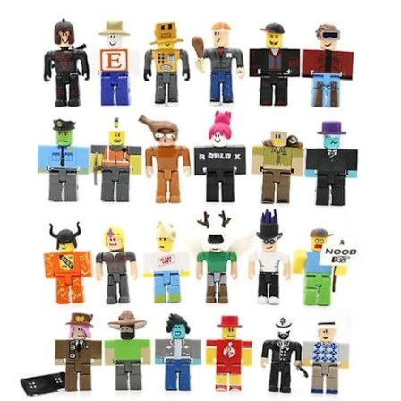 Roblox 24-delt Mini Figur Virtual World Figur Blokke