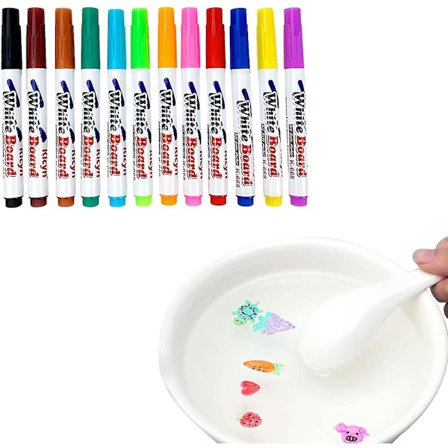 Magiske vannmalingspenner for barn|Magisk vannmalingspenn med skje, 8/Magiske doodle-tegne penner, tavlemarkører for barn