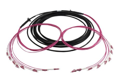 SYNERGY LWL-Kabel, Trunkkabel U-DQ(ZN)BH 8G 50/125, LC/LC OM4 10m, Ring, Synergy21