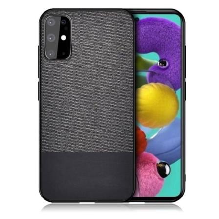 Berlin Samsung Galaxy S20 Ultra cover - Sort / klud + PU-stil Black