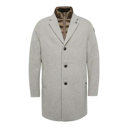 Vanguard, Long jacket marten choproad 2.0 sand melange Beige, Heren, Maat:M,nylon