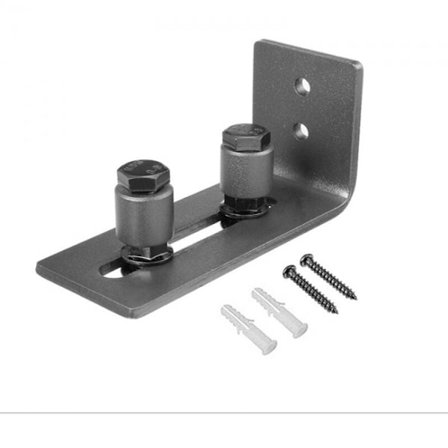 1 stk. Skydedørsguide Gulvguide Kulstofstål Justerbar Slidin