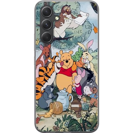 Kompatibelt Mobildeksel til Samsung Galaxy S24 Nalle Puh og hans venner